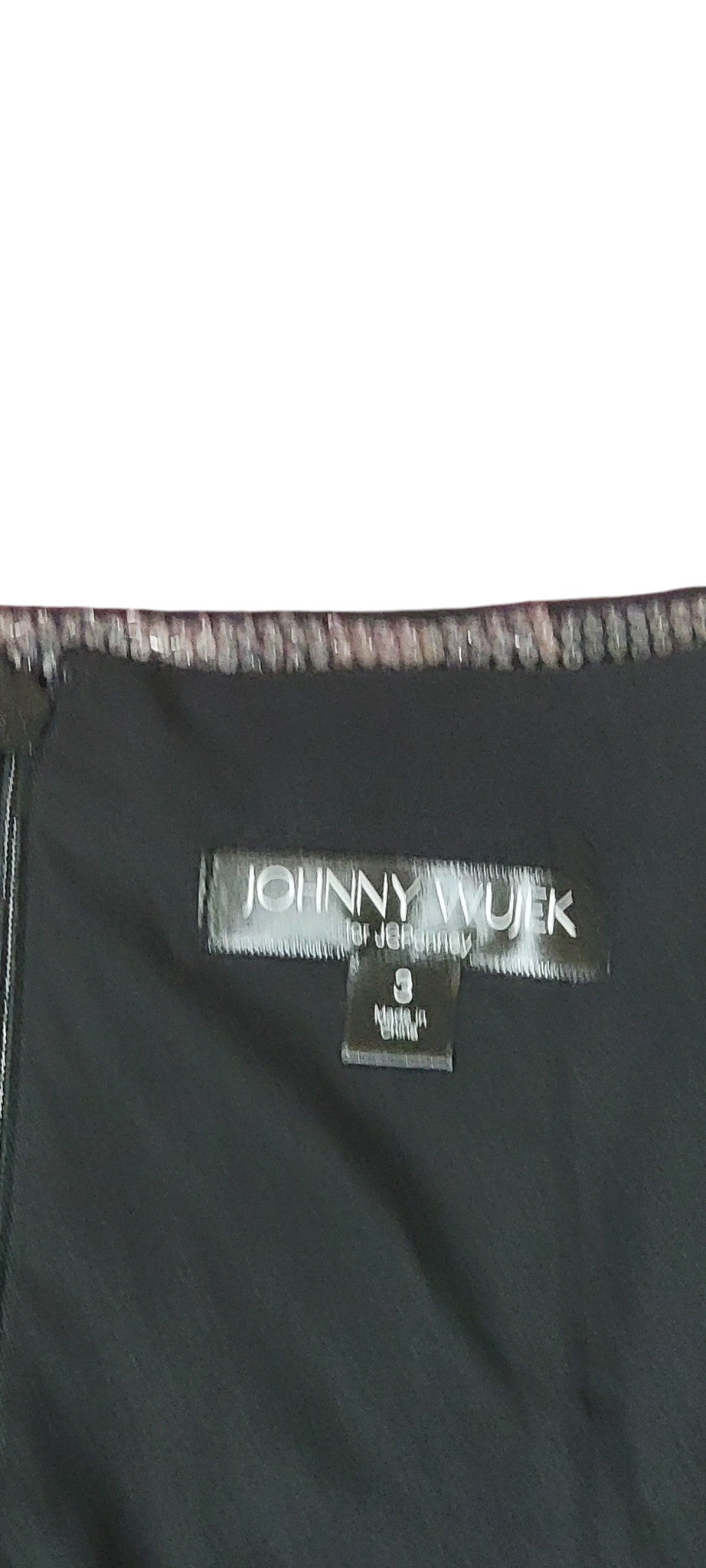 Johnny Wujeck Jc Penny Falda Lentejuelas efecto wet Globo