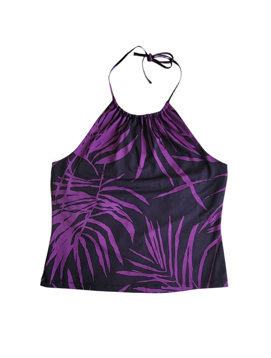 TOP Purple Leaf Halter