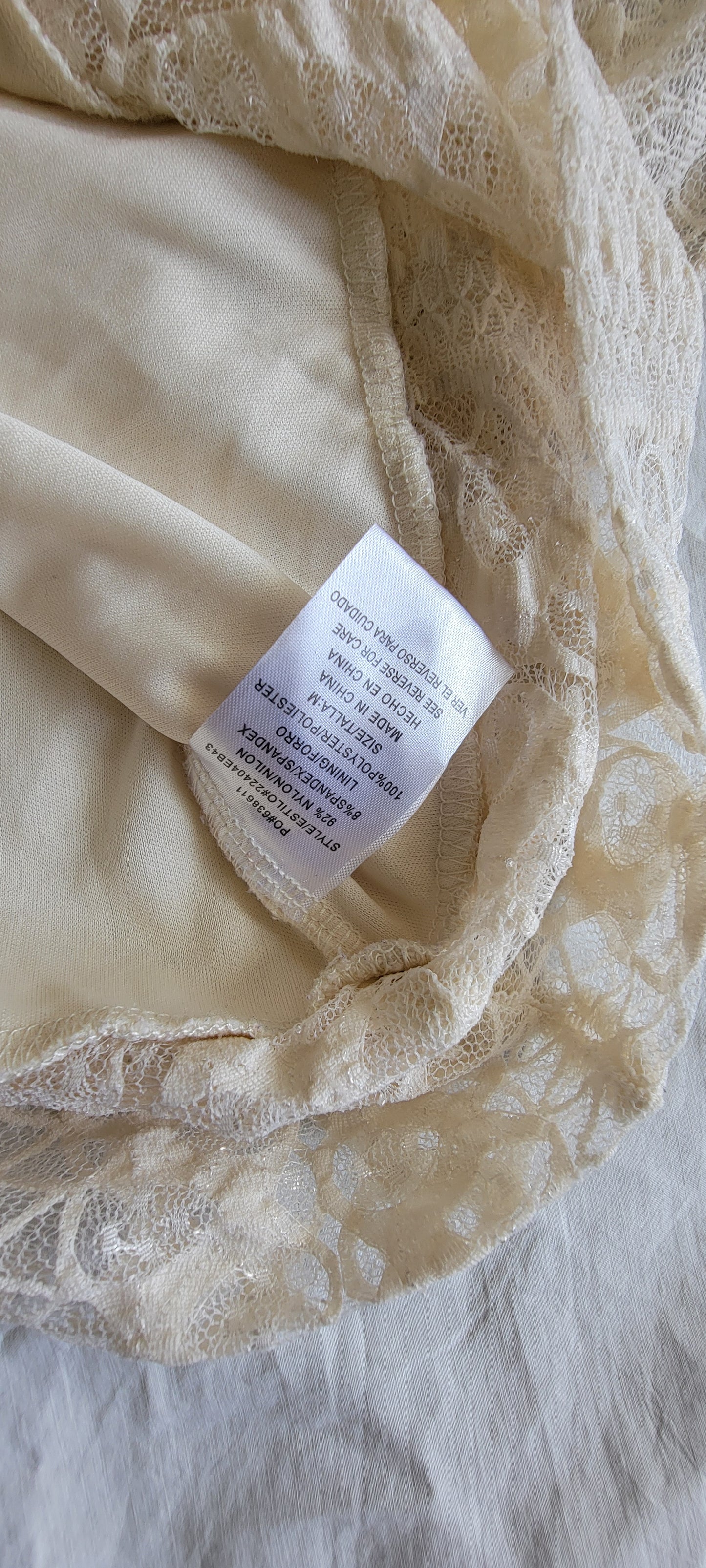Blusa Corte Dolman Encaje Encaje Kinono