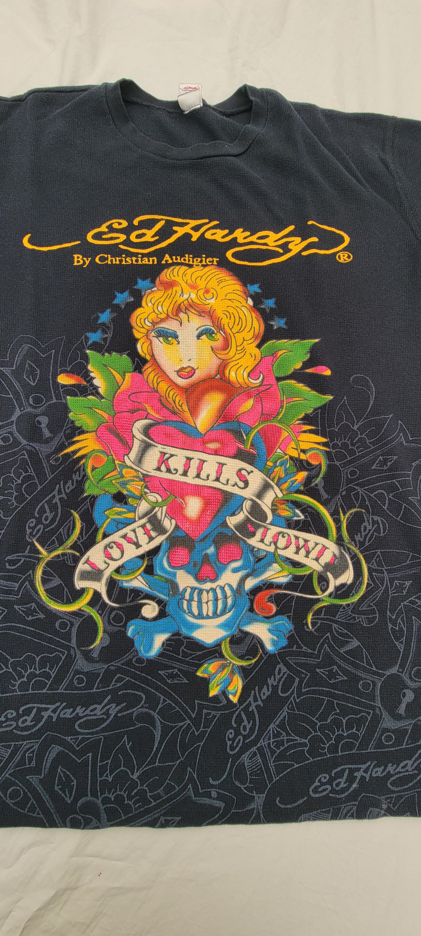 Playera Y2K Ed Hardy by Christian Audigier Hombre
