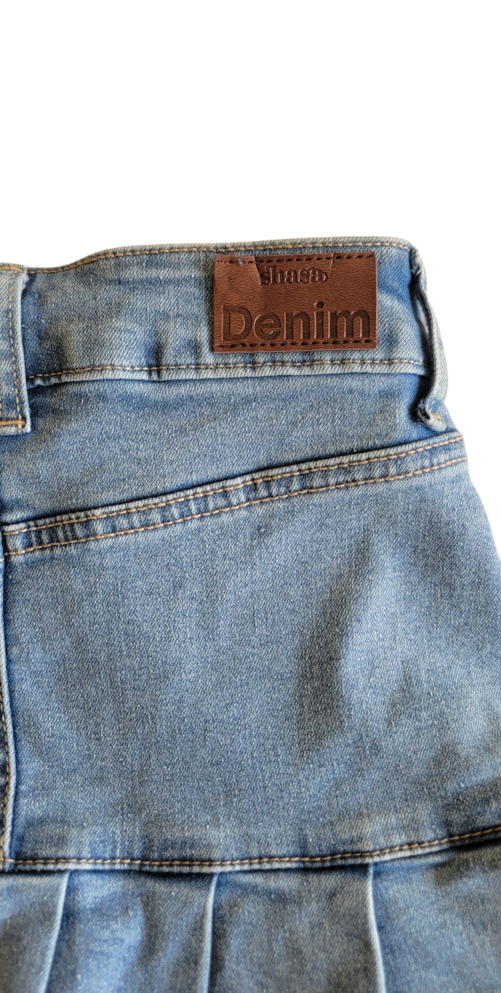 Shasa Miniskirt Denim Stretch Small