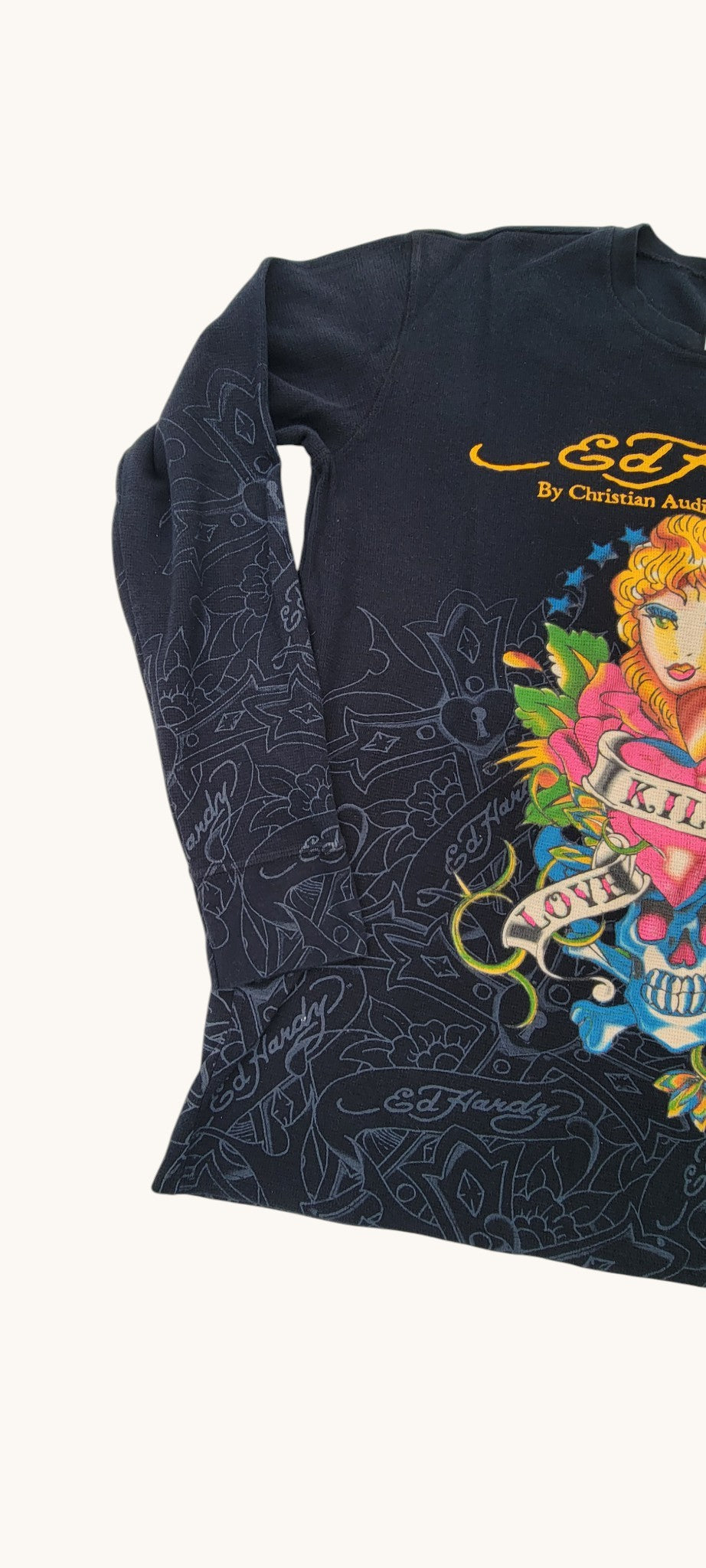 Playera Y2K Ed Hardy by Christian Audigier Hombre