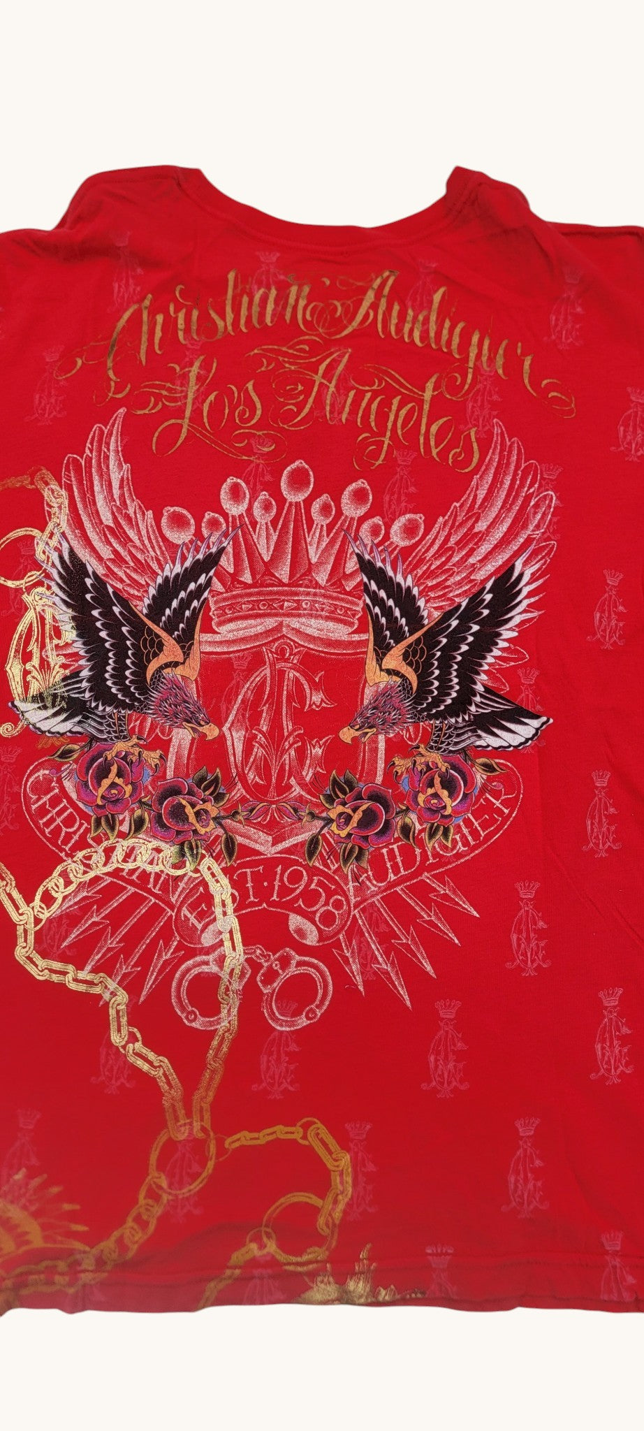Playera Y2K Los Angeles Christian Audigier