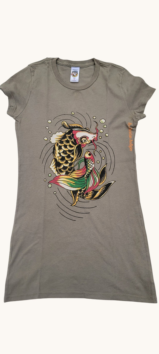 Playera Koi Fish Y2K Ed Hardy