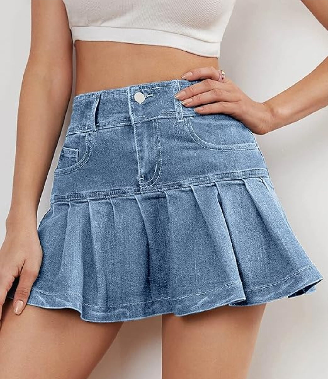 Shasa Miniskirt Denim Stretch Small