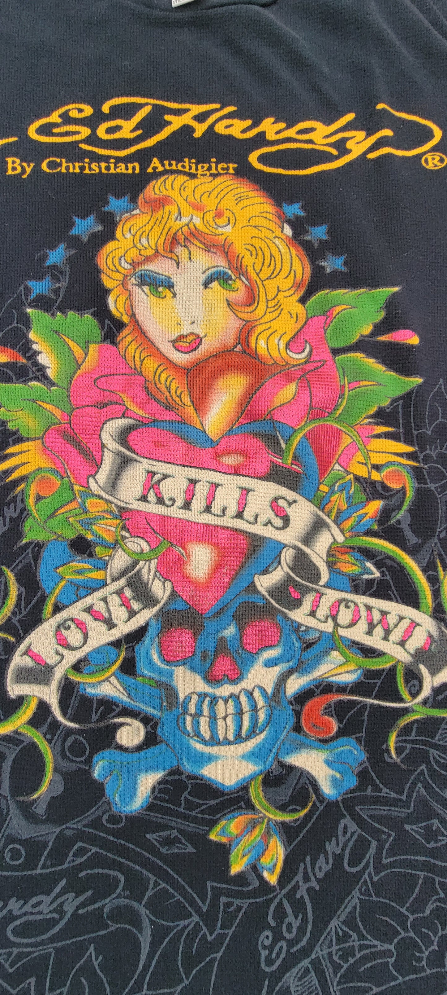 Playera Y2K Ed Hardy by Christian Audigier Hombre