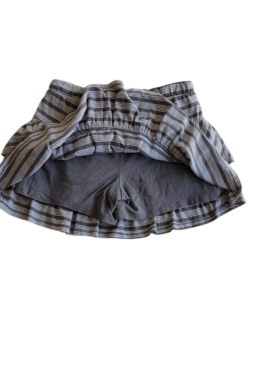 Juniors Cotton Skort Ruffled