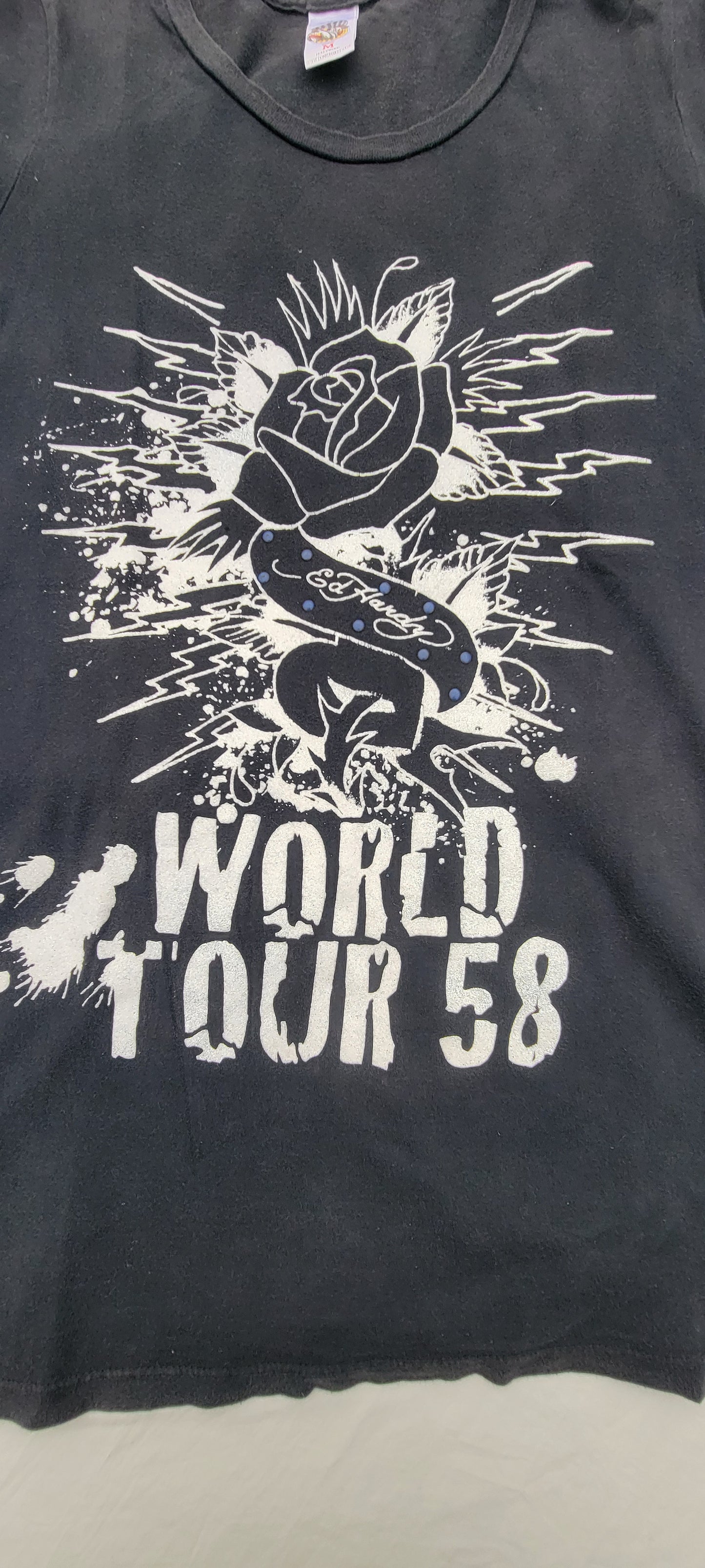 Playera Y2K Ed Hardy World Tour 58