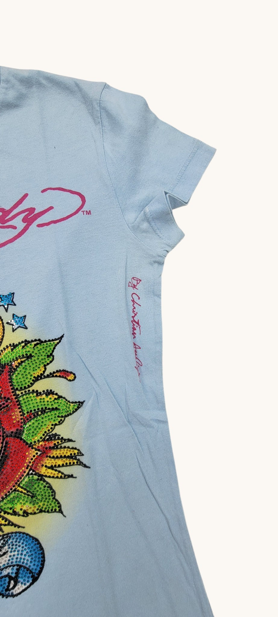 Playera Bedazzeled Ed Hardy by Christian Audigier Mujer
