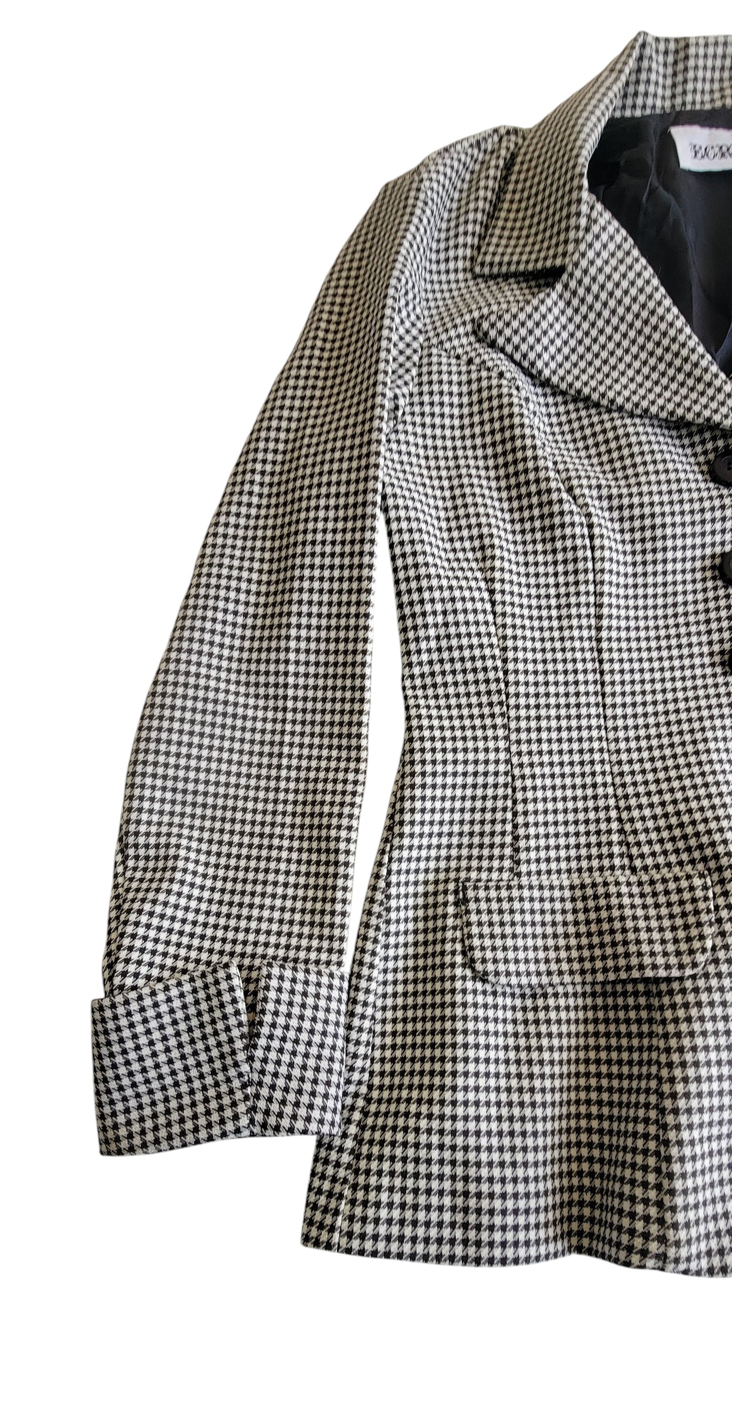 Blazer ECRU Checker Pattern