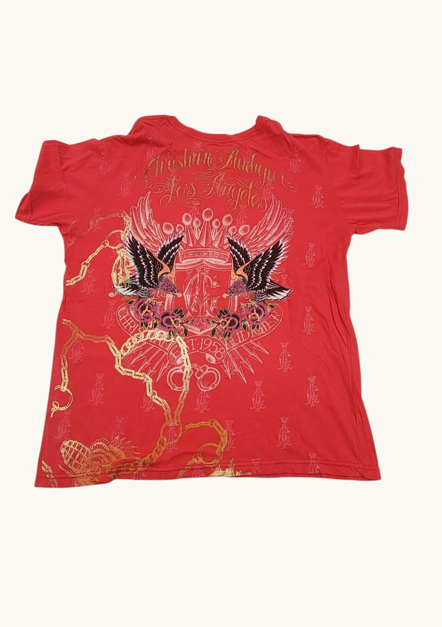 Playera Y2K Los Angeles Christian Audigier