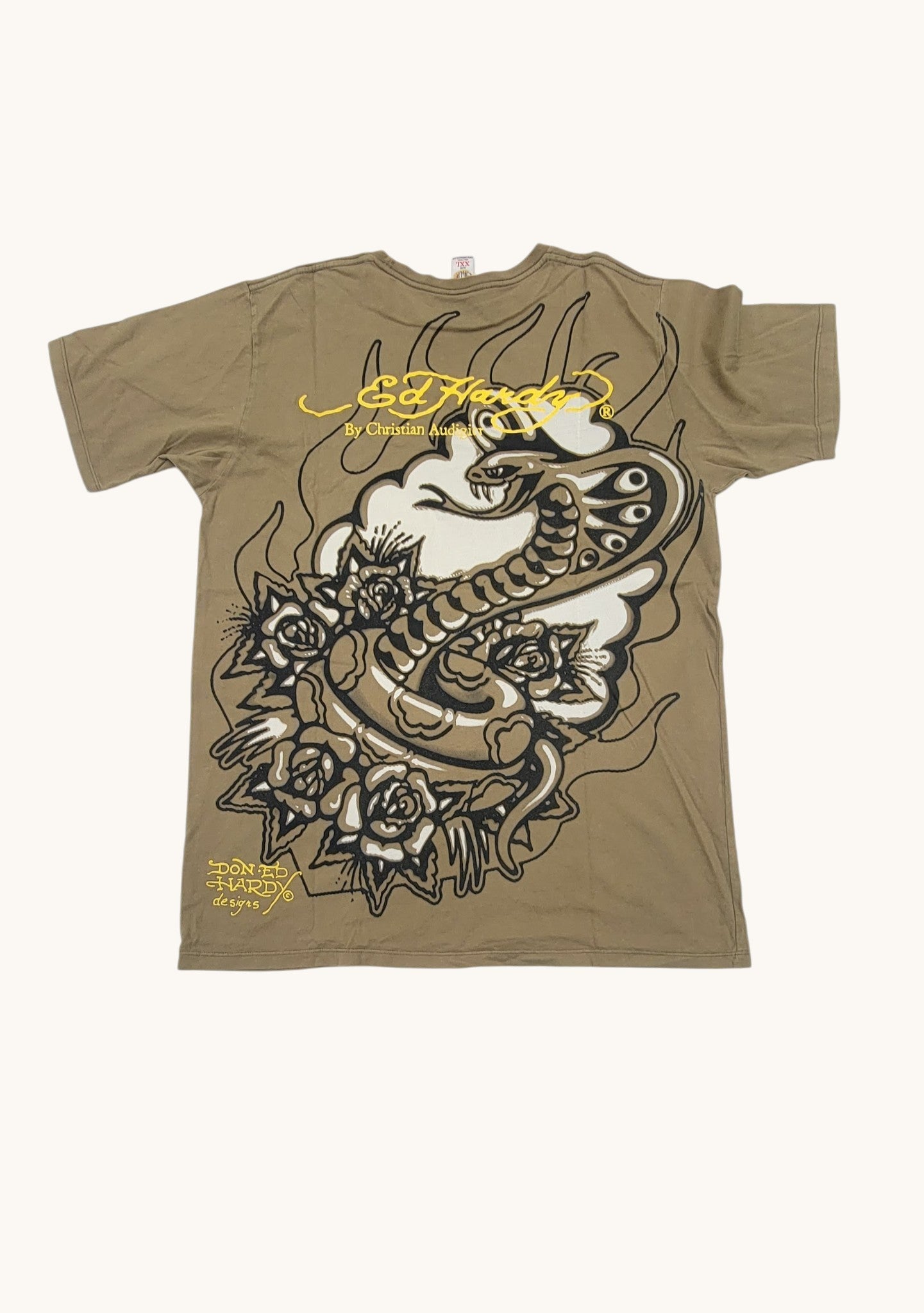 Playera Y2K Ed Hardy by Christian Audigier Serpiente