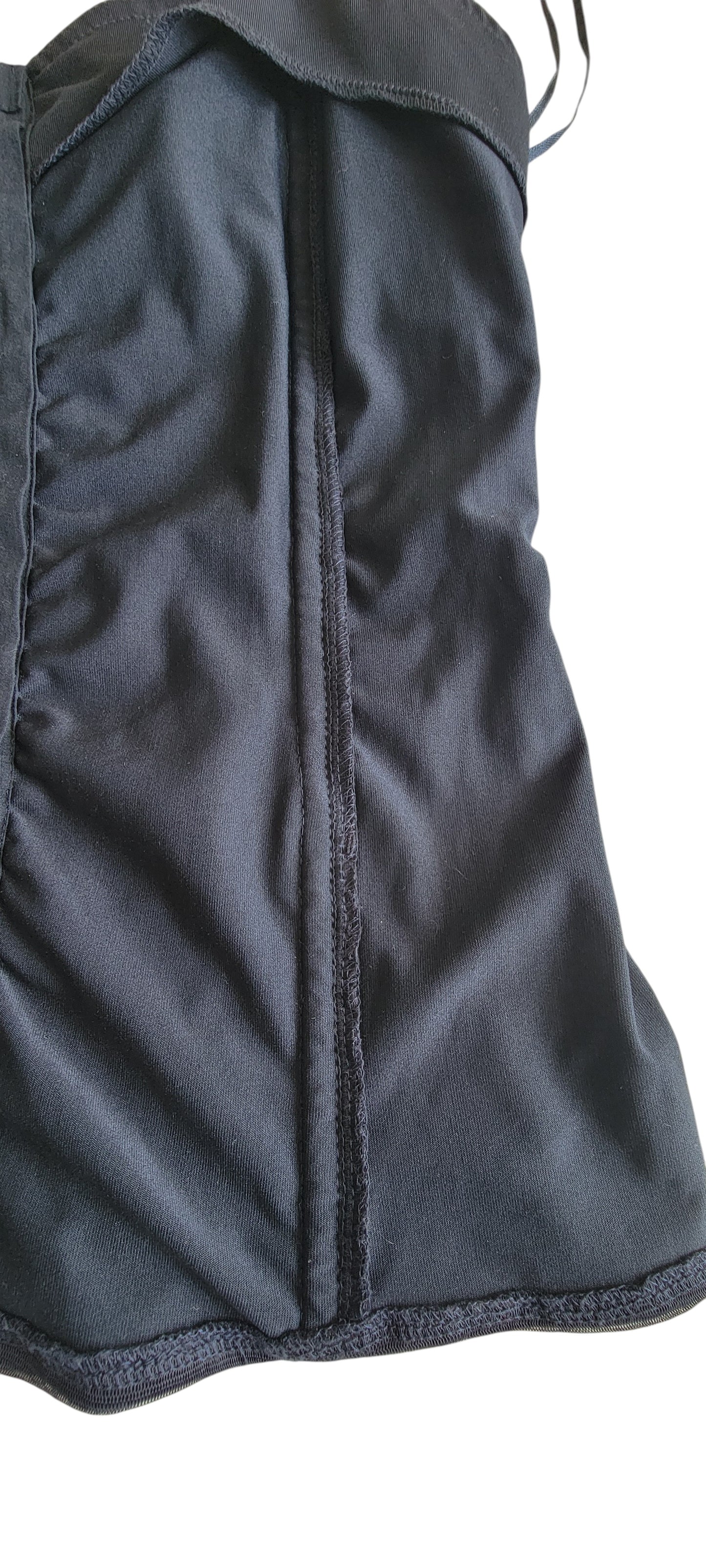 Top Tipo Corset Azul Media Noche vintage 90s