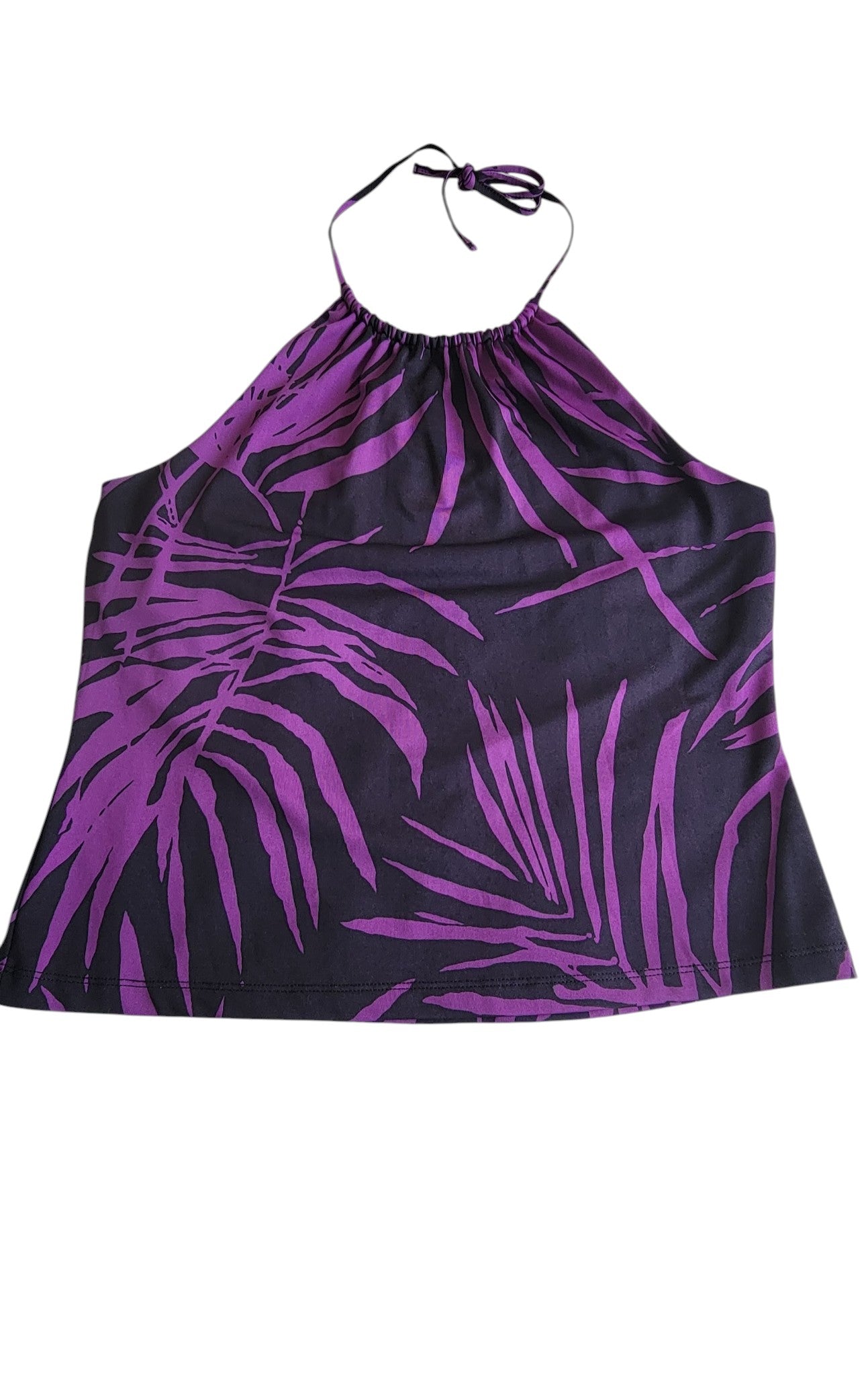 TOP Purple Leaf Halter