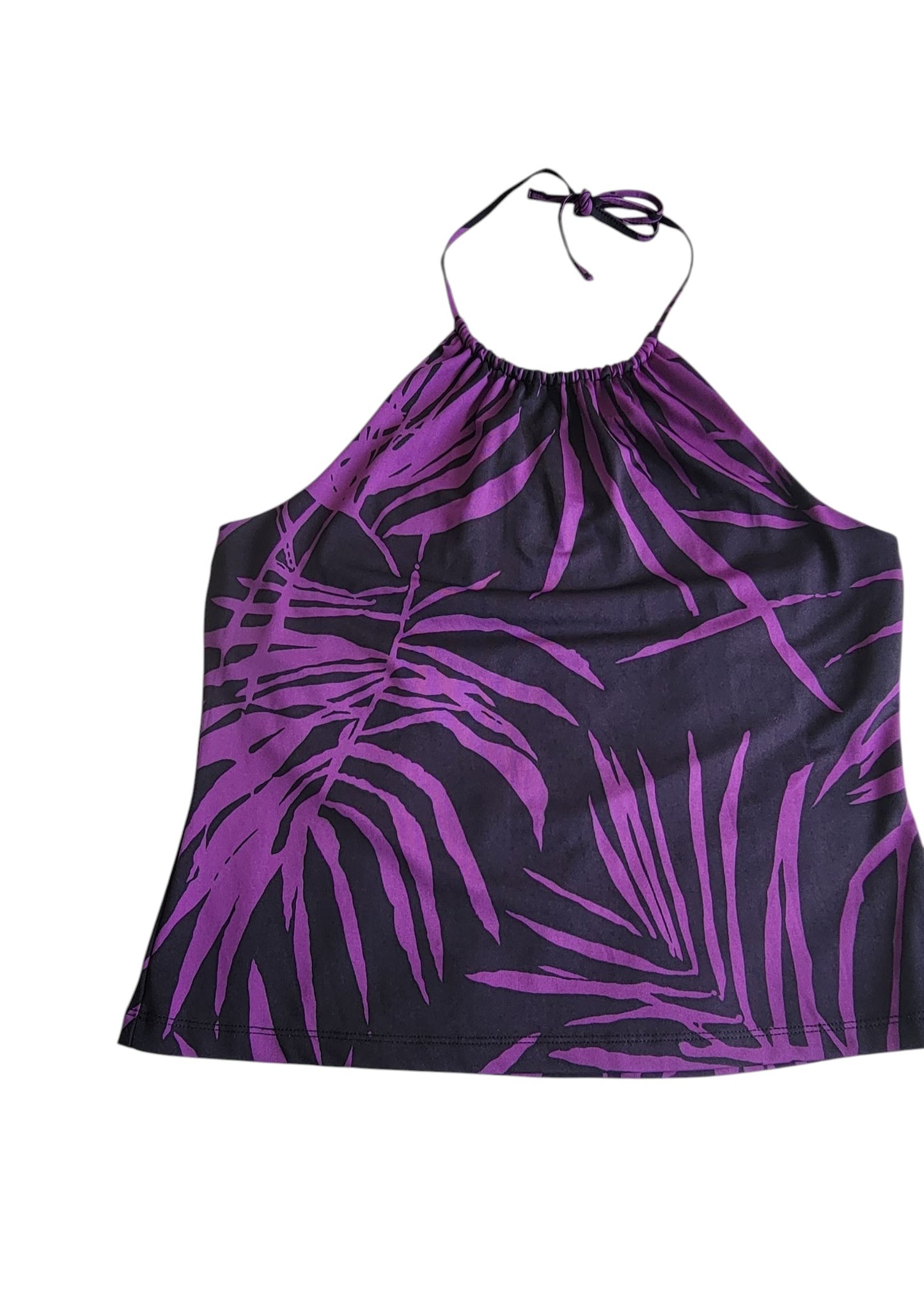 TOP Purple Leaf Halter