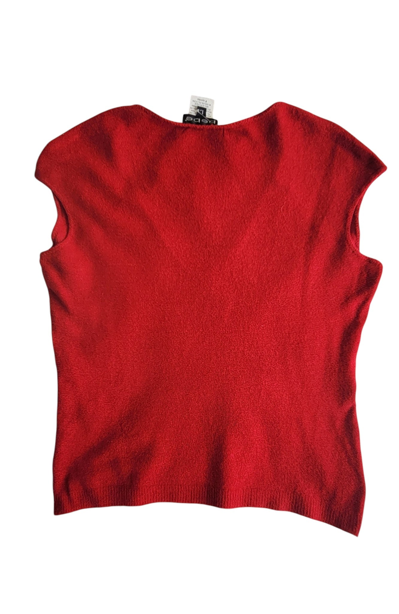 Top Bebe Stretch rojo corto Chaleco