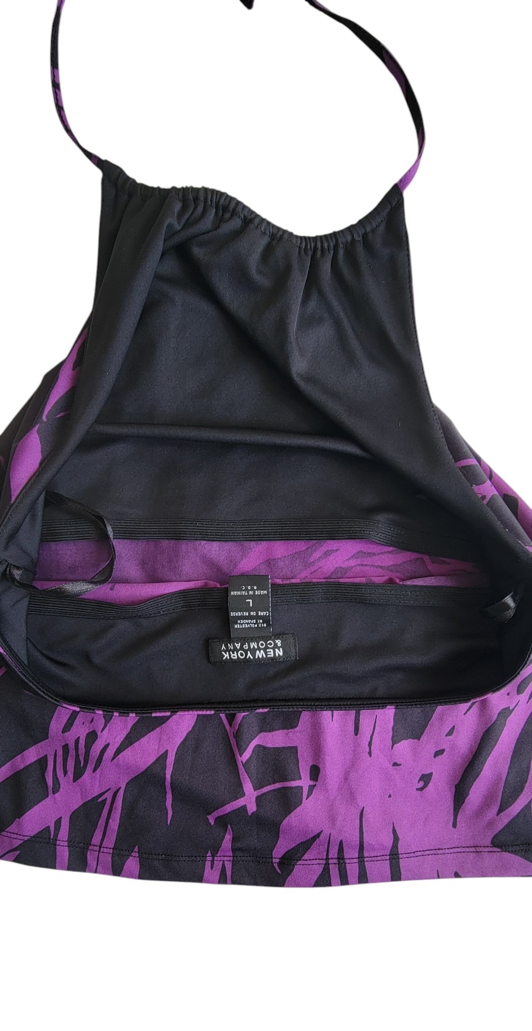 TOP Purple Leaf Halter