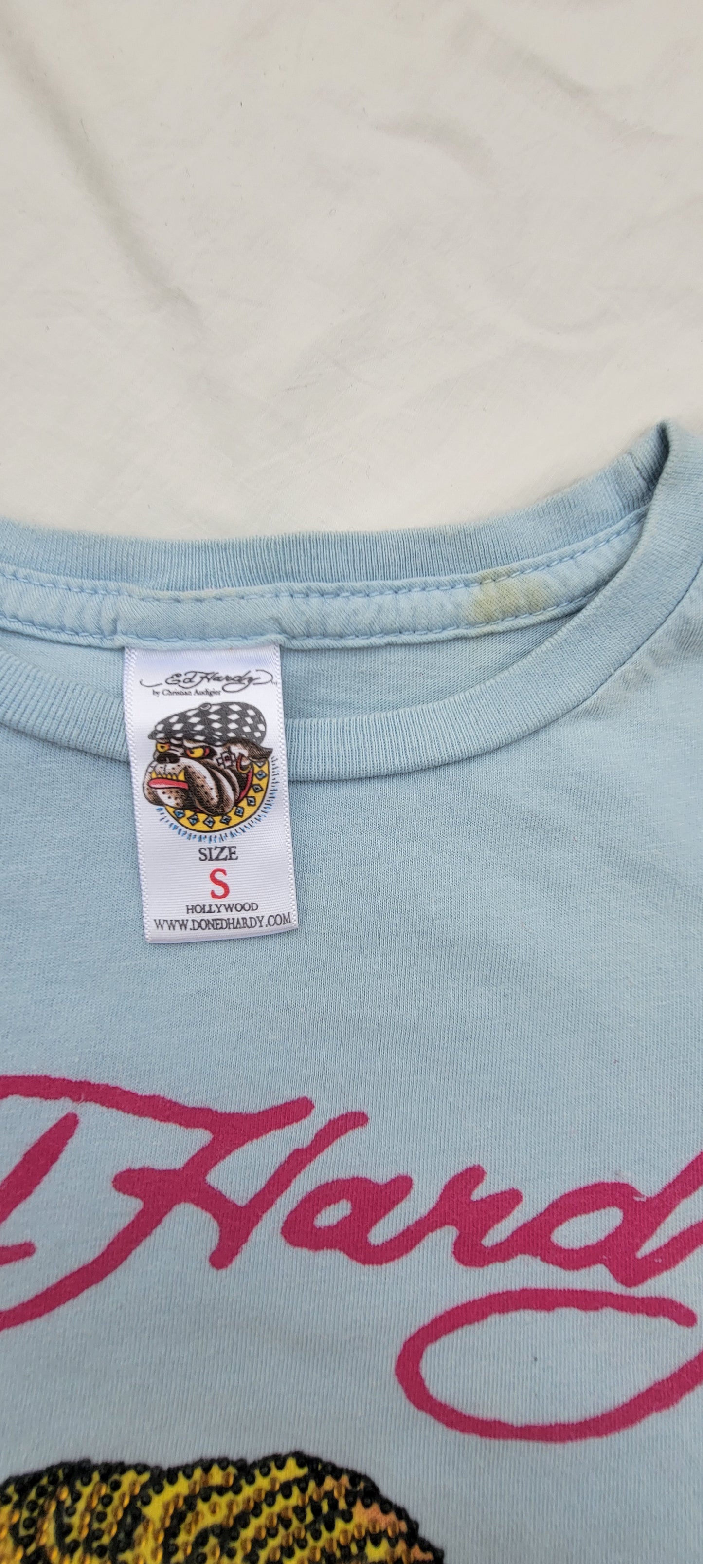 Playera Bedazzeled Ed Hardy by Christian Audigier Mujer