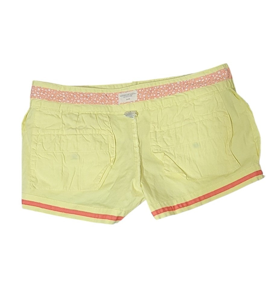 American Eagle Mini Short Cotton Butter Yellow