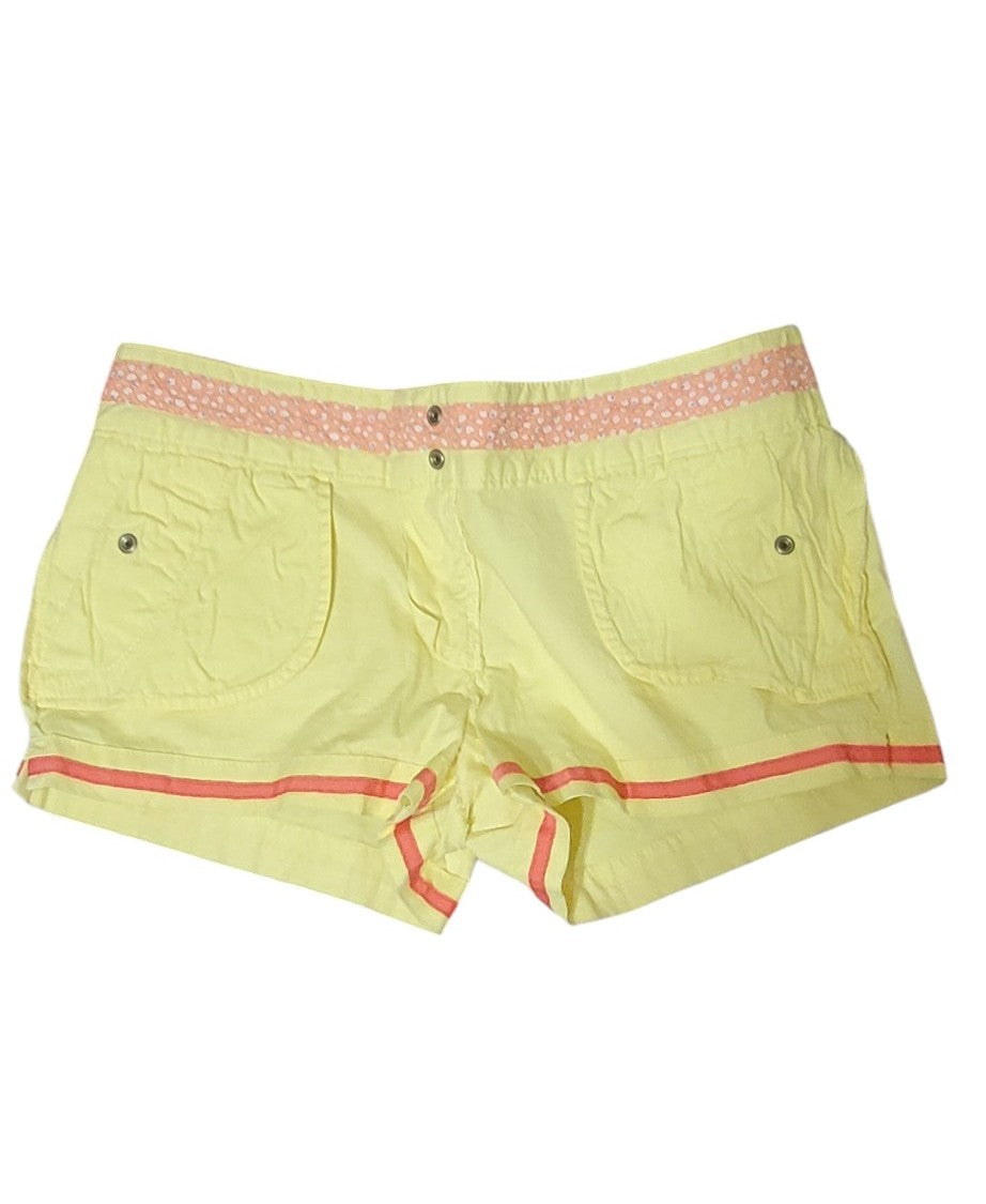 American Eagle Mini Short Cotton Butter Yellow
