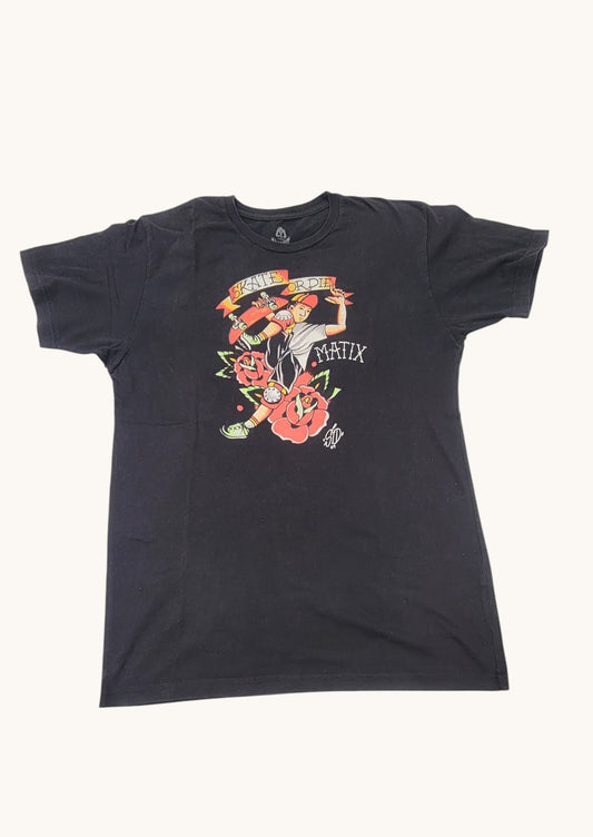 Skate or die Playera estilo Tattoo